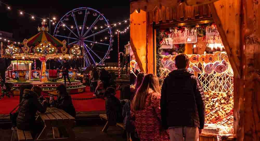 Liverpool Christmas Market lights