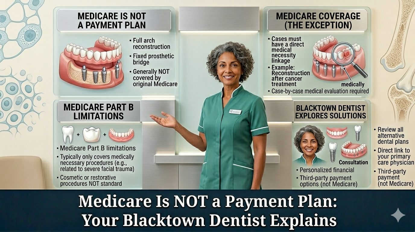 Does Medicare Cover Full Arch Implants? Your Blacktown Dentist Explains